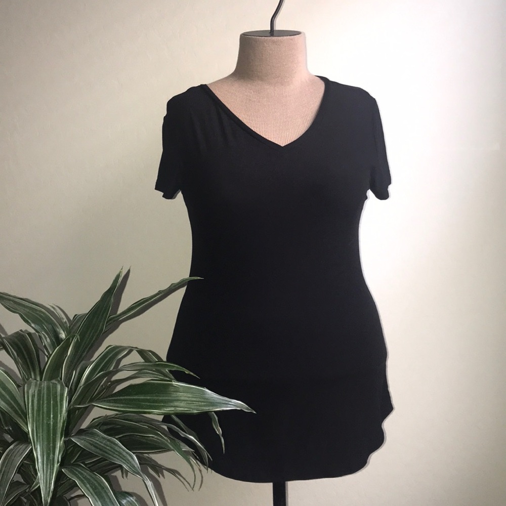Soft Black Vneck shirt